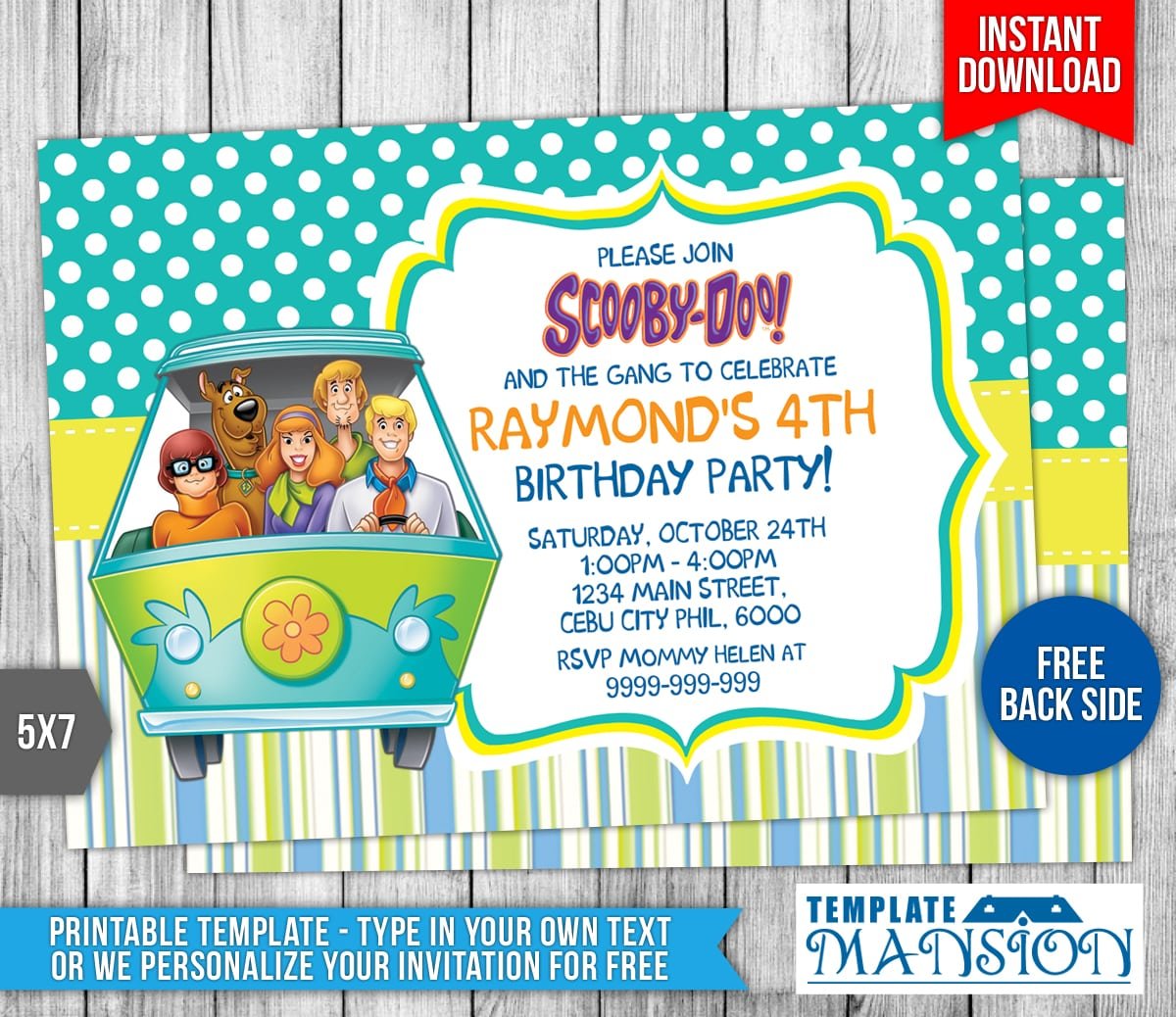 Scooby Doo Birthday Invitations â Gangcraft Net